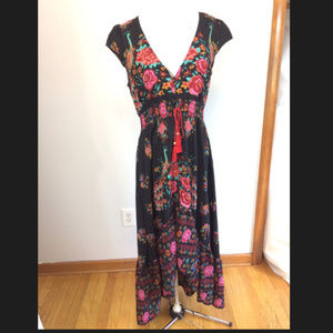 high-low floral dress